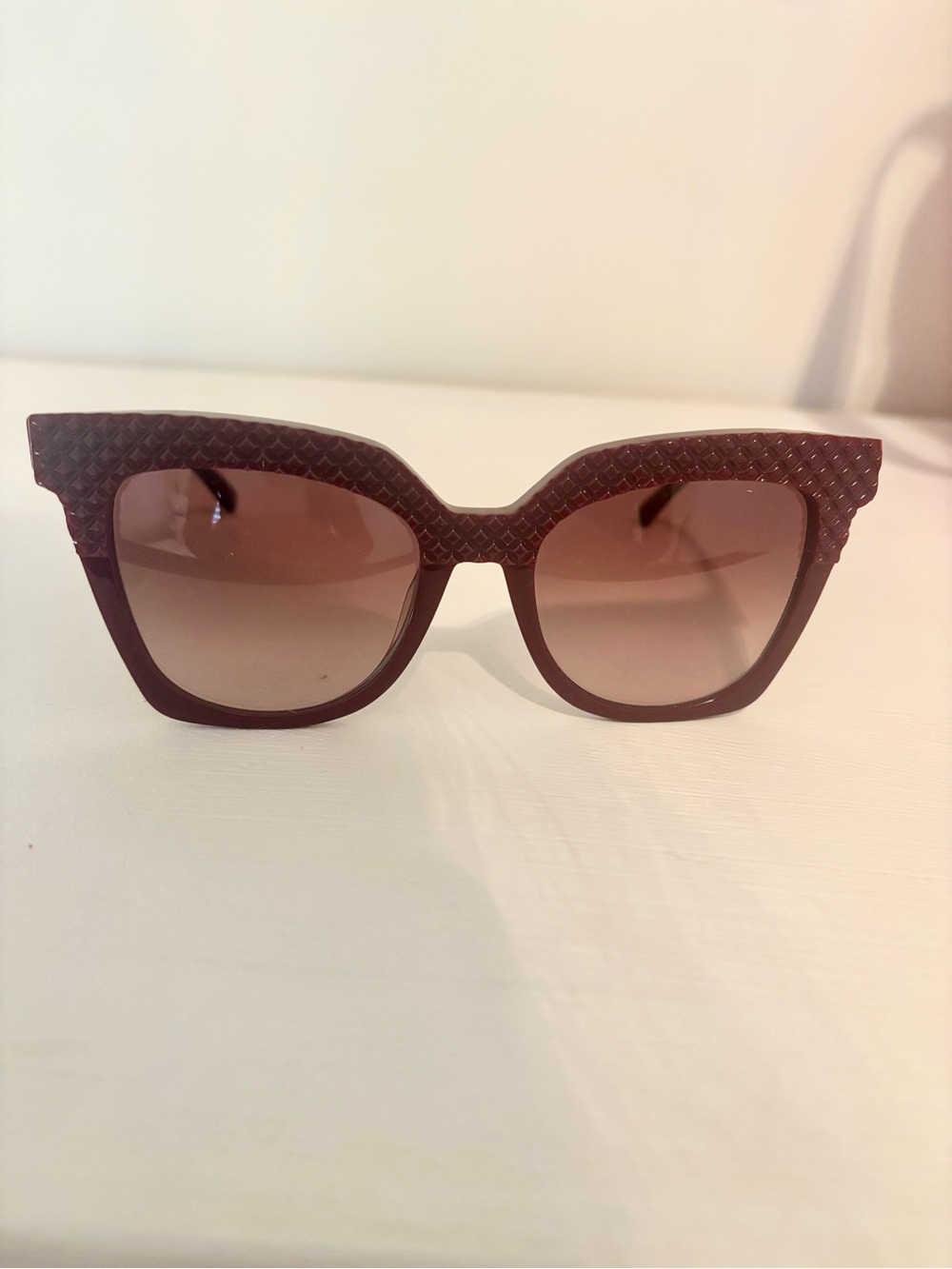 MCM Burgundy Cat-Eye Women's Sunglasses